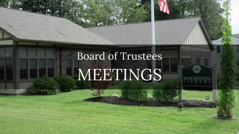 Promotional image for Board of Trustees Meetings