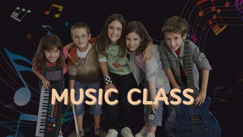 Promotional image for "Flower Children" Music Class