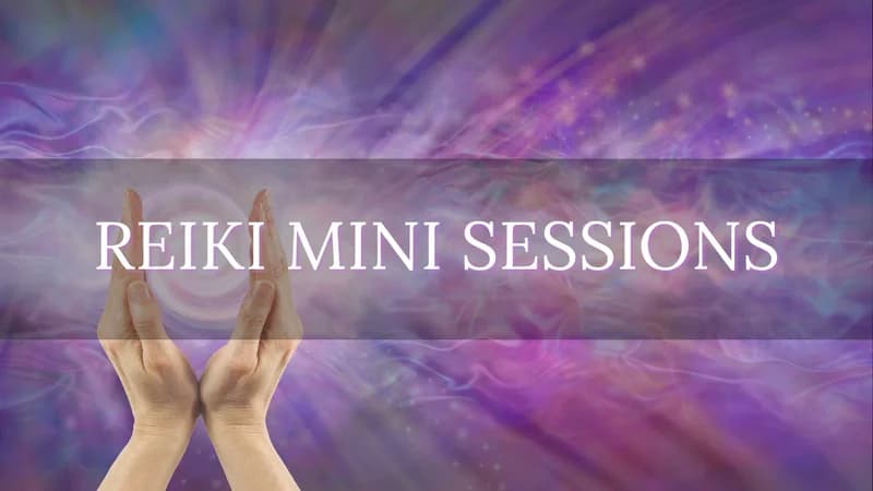Promotional image for Reiki Mini-Sessions